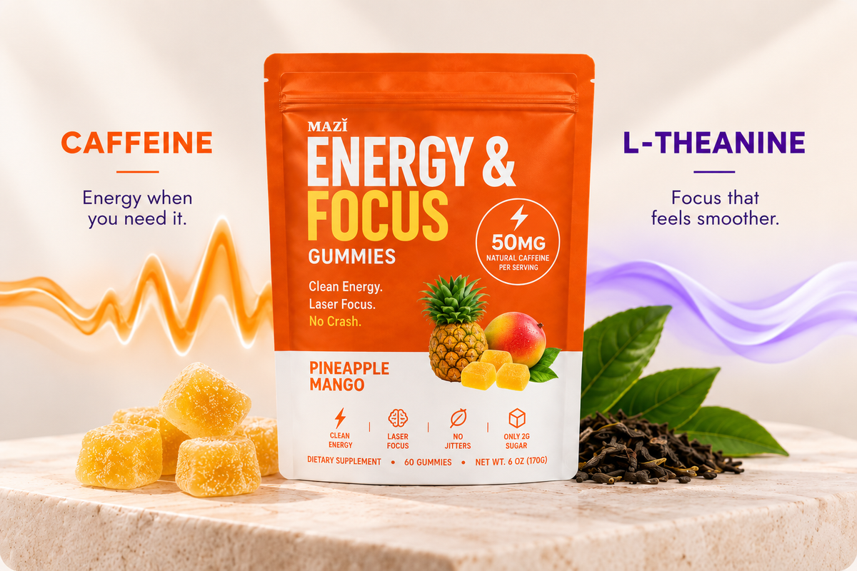 Caffeine + L-Theanine. Better Together.